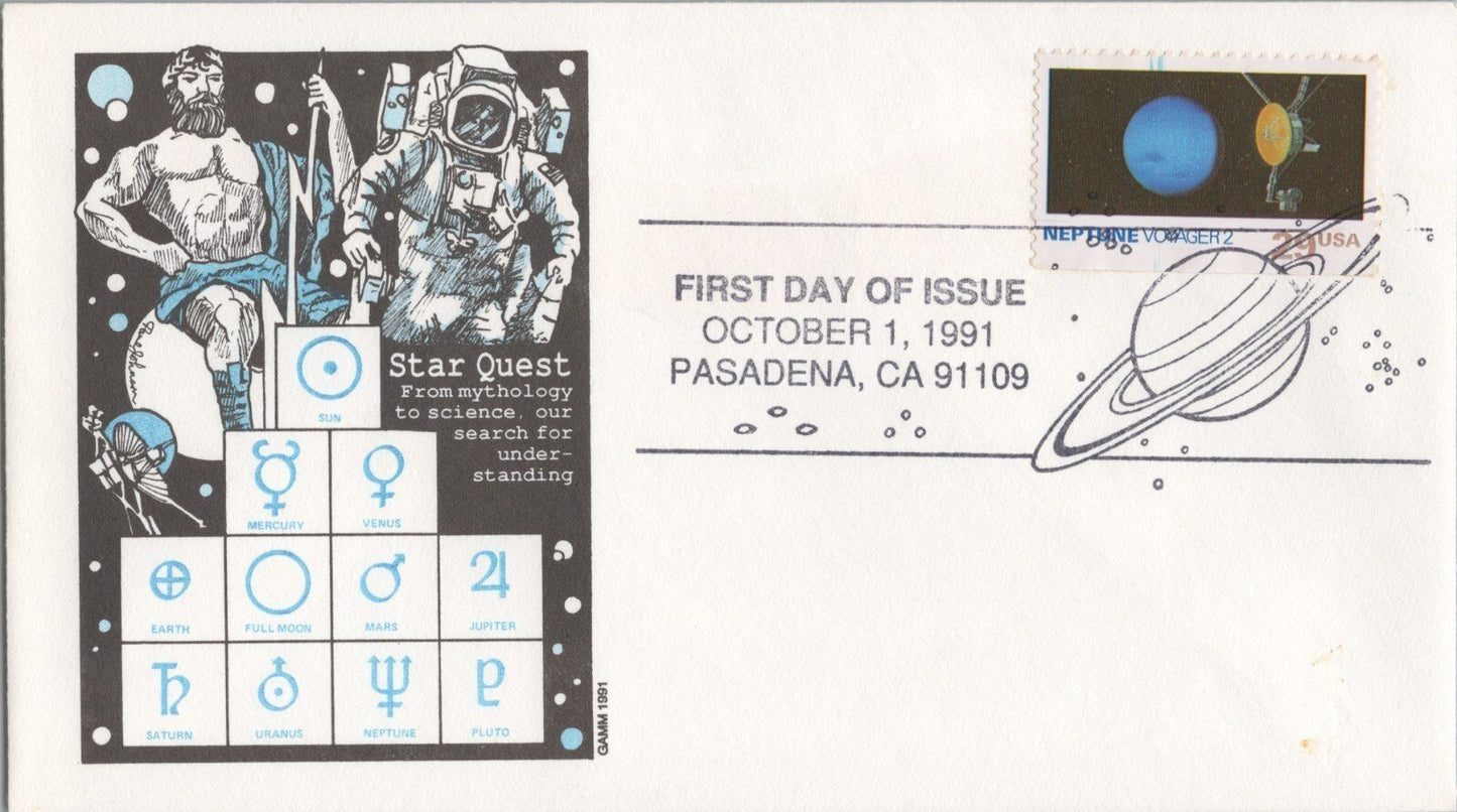 US 2568-77 FDC GAMM cachet Star Quest Planets Space Expiration ZAYIX 061922SM43