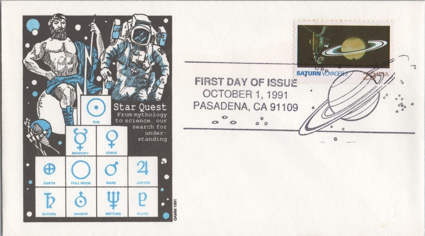 US 2568-77 FDC GAMM cachet Star Quest Planets Space Expiration ZAYIX 061922SM43