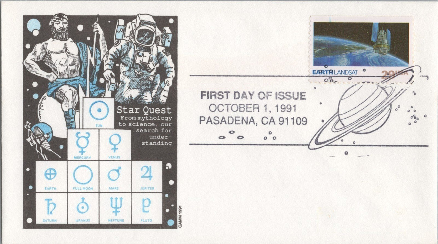 US 2568-77 FDC GAMM cachet Star Quest Planets Space Expiration ZAYIX 061922SM43