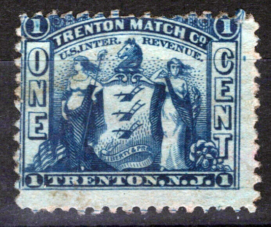 US Revenue Match Stamps RO176d F, tiny thin, Trenton Match Co. ZAYIX 0924MAR146