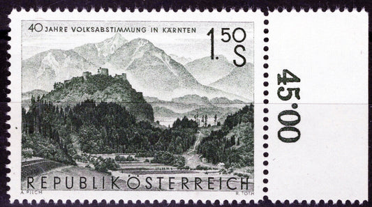 Austria 658 MNH Griffen Carinthia Landmark