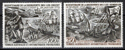 FSAT TAAF C26-C27 MNH Bicentennial of Discovery ZAYIX FSA-S0190M