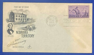United States FDC 1050 Art Craft Nebraska Territorial Centennial ZAYIX 010622SM114