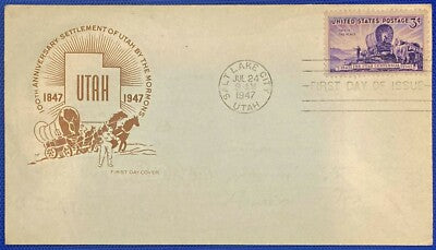 United States FDC 950 Farnam Utah Anniversary of Settlement ZAYIX 010622SM104