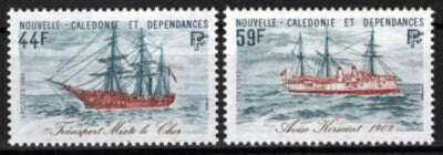 New Caledonia 476-477 MNH Sailing Ships Transportation ZAYIX 0524S0423