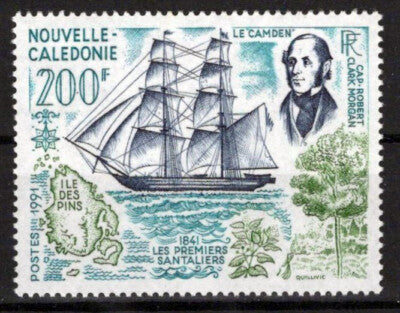 New Caledonia 657 MNH Ships Commercial Harvesting Sandalwood ZAYIX 0524S0412