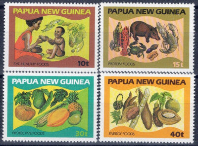Papua New Guinea 562-565 MNH Nutrition Food Mother & Child ZAYIX 072922S66M