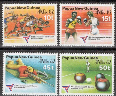 Papua New Guinea 571-574 MNH Sports Commonwealth Games ZAYIX 072922S69M