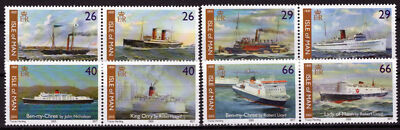 Isle of Man 1092-1095 MNH Pairs Paintings Steam Packet Ships ZAYIX 061223SM158M