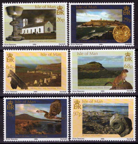 Isle of Man 1135-1140 MNH Antiquarian Society History ZAYIX 061223SM161M