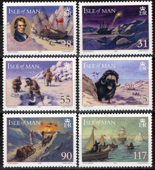 Isle of Man 1221-1226 MNH Polar Ships Capt. John Ross ZAYIX 061223SM175M