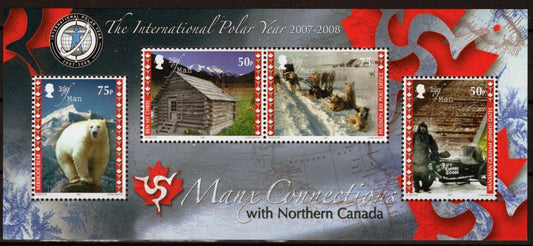 Isle of Man 1227 MNH Manx Connections Canada Dogs Wildlife ZAYIX 061223SM176M