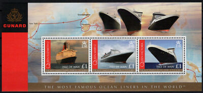 Isle of Man 1239 MNH Cunard Ocean Liners Ships ZAYIX 061223SM179M