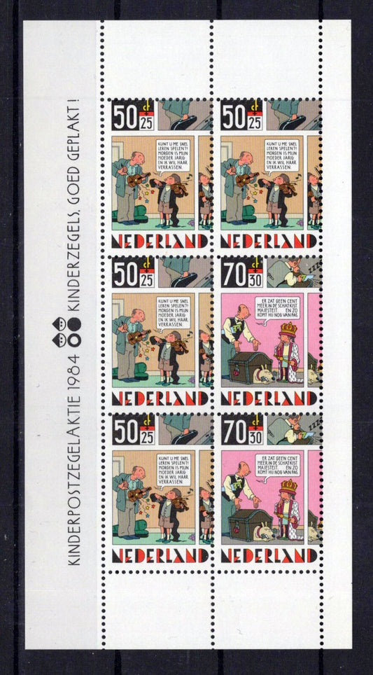 Netherlands B610a MNH Semi-Postal Comic Strips Zayix Stamps 0125M0432M