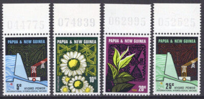 Papua New Guinea 241-244 MNH Hydroelectric Power Engineering ZAYIX 071423S148