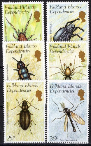 Falkland Islands Dependencies 1L66-1L71 MNH Insects Bugs ZAYIX 061223SM35M