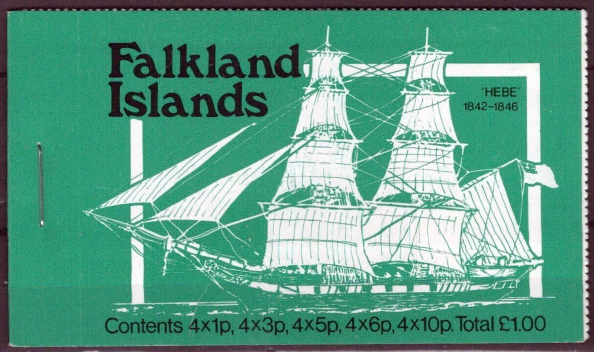 Falkland Islands 260//269 MNH Booklet Ships "Hebe" Cover ZAYIX 051023SM52M