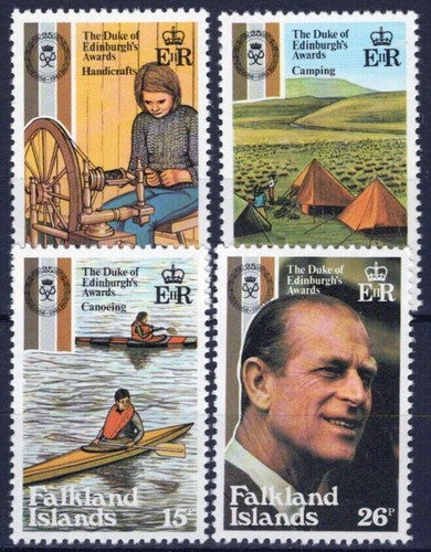 Falkland Islands 327-330 MNH Duke of Edinburgh Awards ZAYIX 051023SM44M
