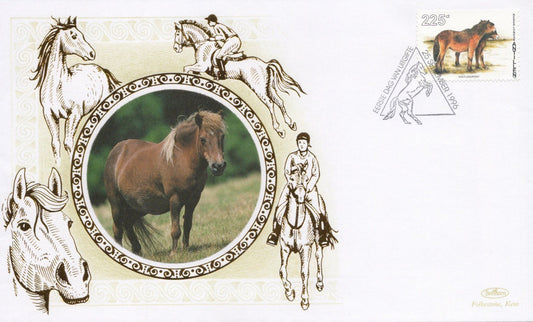 Netherlands Antilles First Day Cover Horses Equestrian Zayix Stamps 0125M0392