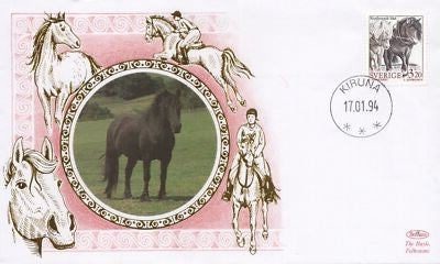 Sweden First Day Cover Horse In Field Zayix Stamps ZAYIX 0125M0397M