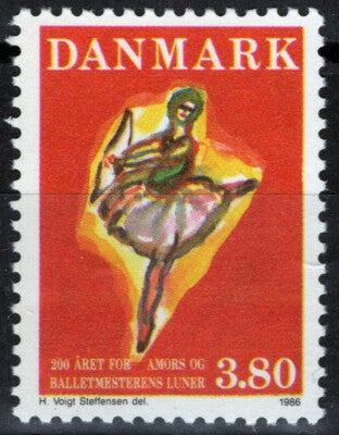 Denmark 828 MNH Ballet The Whims of Cupid Entertainment ZAYIX 083022S53M