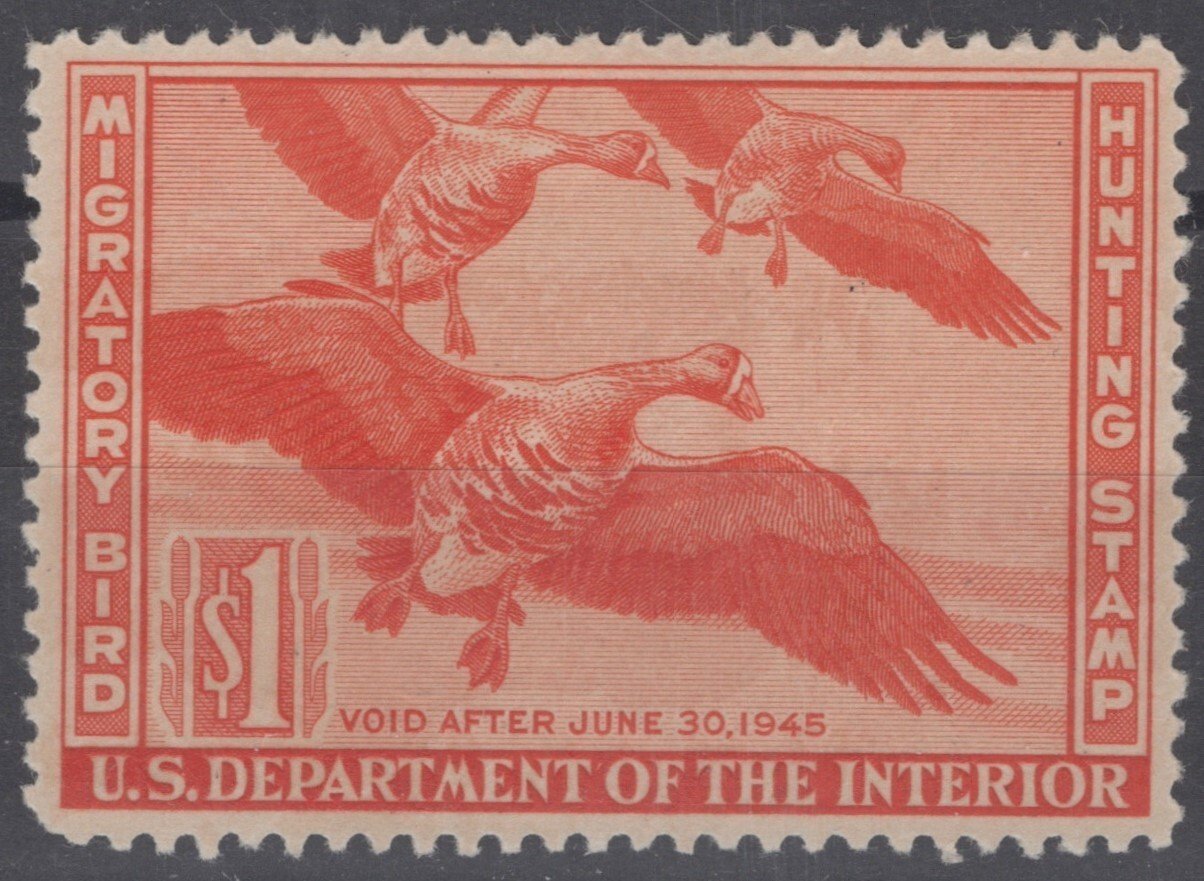 US RW11 MH 1944 Federal Hunting Permit Duck Stamp ZAYIX 112222S46