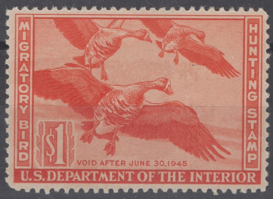 US RW11 MH 1944 Federal Hunting Permit Duck Stamp ZAYIX 112222S46