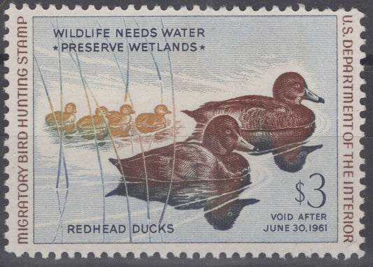 US RW27 MNH 1960 Federal Hunting Permit Duck Stamp ZAYIX 112222S25
