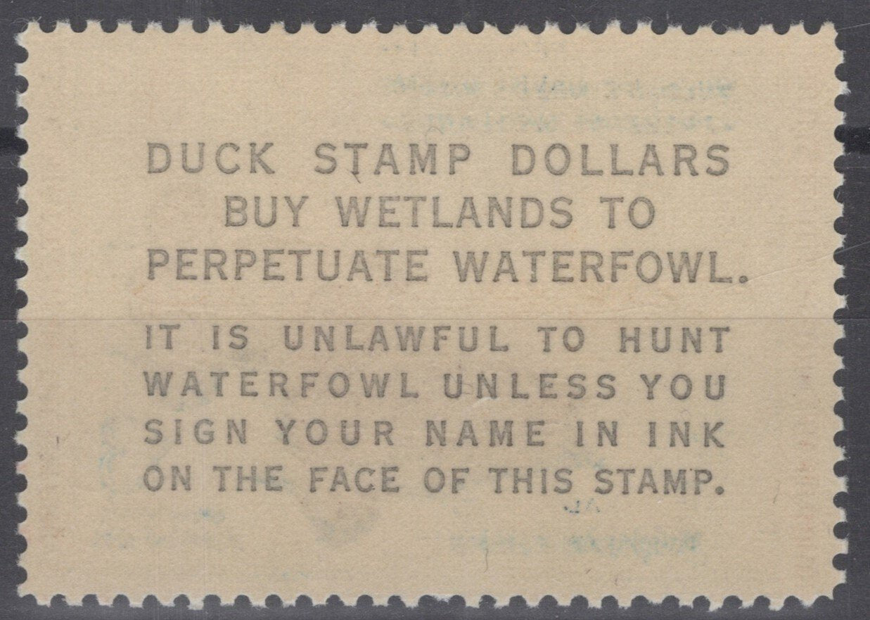 US RW27 MNH 1960 Federal Hunting Permit Redhead Duck Stamp ZAYIX 112222S26