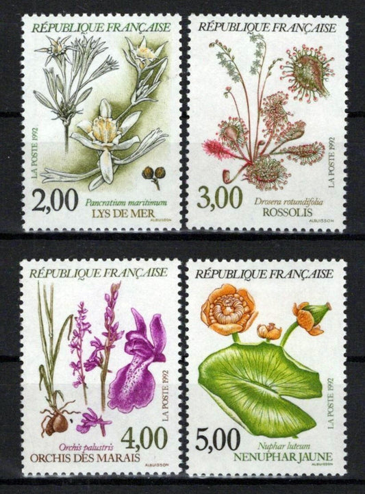 France 2298-2301 MNH Plants Nature Flowers ZAYIX 0924S0086M