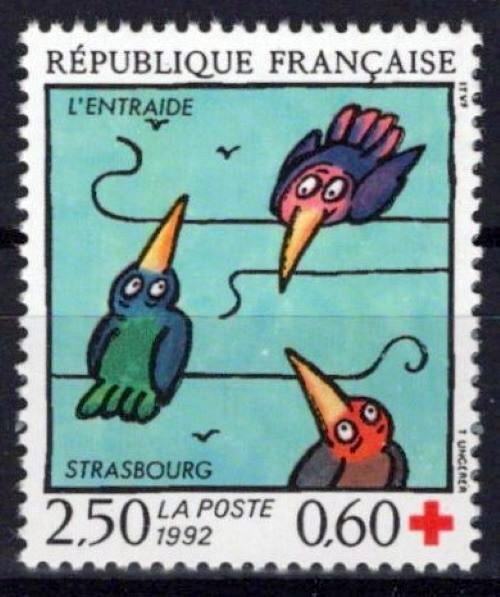 France B648 MNH Semi-Postal Birds ZAYIX 0924S0074M