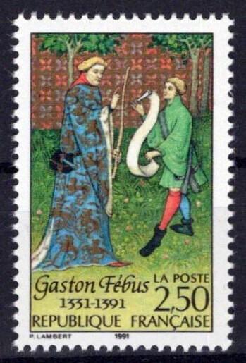 France 2260 MNH Gaston III de Foix ZAYIX 0924S0097M