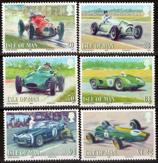 Isle of Man 1268-1273 MNH Race Cars Sports Race ZAYIX 061223SM183M