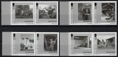 Isle of Man 1303-1306 MNH Pairs Photographs Farming Mills ZAYIX 061223SM190M
