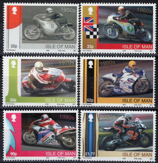 Isle of Man 1319-1324 MNH Honda Racing Motorcycles Sports ZAYIX 061223SM196M