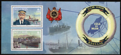 Isle of Man 1340 MNH Sinking Ellan Vannin Ships Capt. Teare ZAYIX 061223SM199M