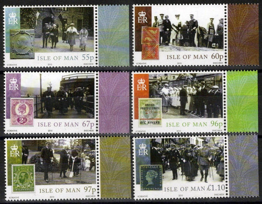 Isle of Man 1369-1374 MNH King George V Stamps on Stamps ZAYIX 073123SM05M