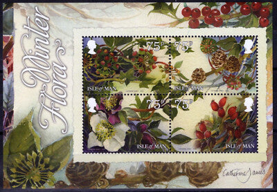 Isle of Man 1619 MNH Winter Flora Plants Flowers Nature ZAYIX 073123SM07M