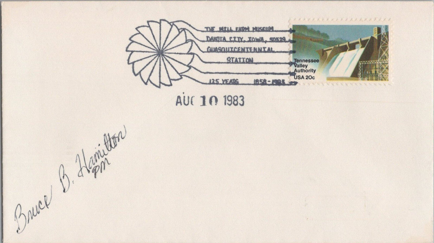 US Event Cover Mill Farm Museum Dakota, Iowa 150 yrs ZAYIX 041322SM149