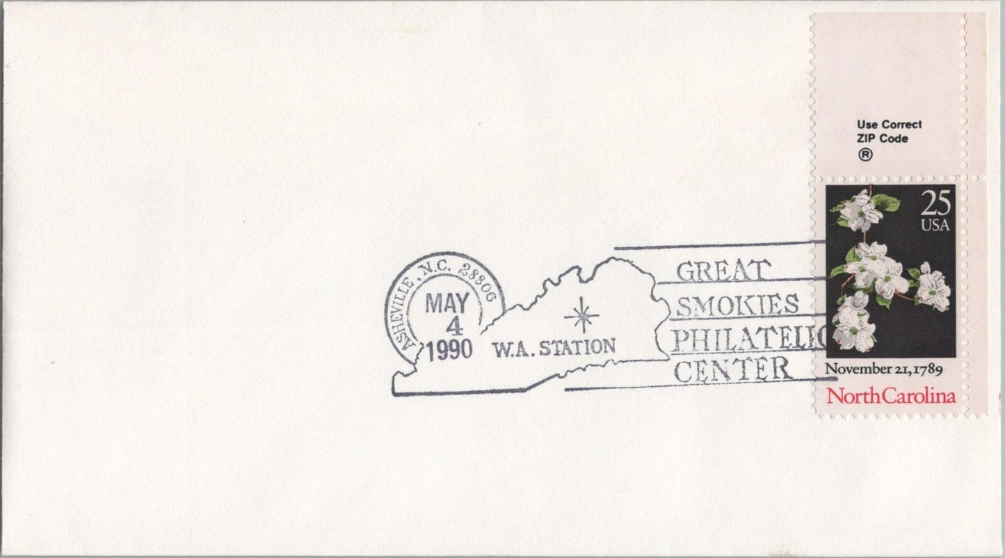 US Commemorative Cover Great Smokies Philatelic Center WA Sta ZAYIX 041322SM134