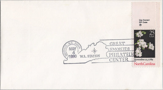 US Commemorative Cover Great Smokies Philatelic Center WA Sta ZAYIX 041322SM134