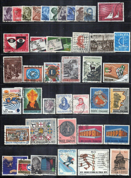 Italy Stamp Collection Used All Different Zayix Stamps ZAYIX 0425S0023