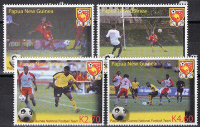 Papua New Guinea 1136-1139 MNH National Soccer Team Sports ZAYIX 072922S98