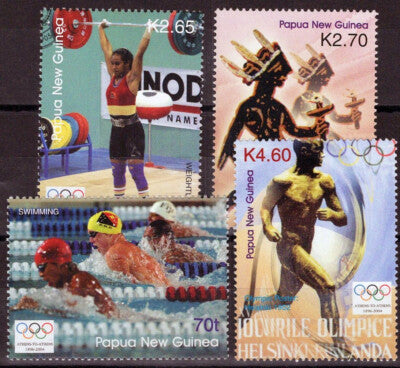 Papua New Guinea 1132-1135 MNH Summer Olympics Sports ZAYIX 072922S97