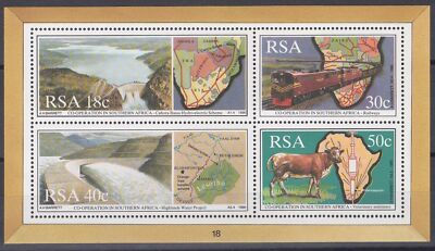 South Africa 787a MNH Railway Water Project Vet Care Industry ZAYIX