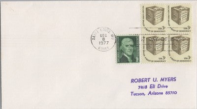 US FDC First Day Cover To Cast a Free Ballot Root of Democracy ZAYIX 053122SM44