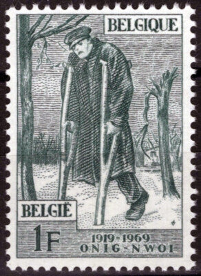 Belgium 727 MNH National War Veterans' Aid Organization ZAYIX 071823S118M