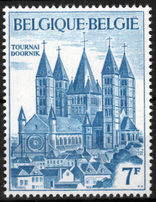 Belgium 799 MNH Tournai Cathedral Architecture ZAYIX 071823S140M