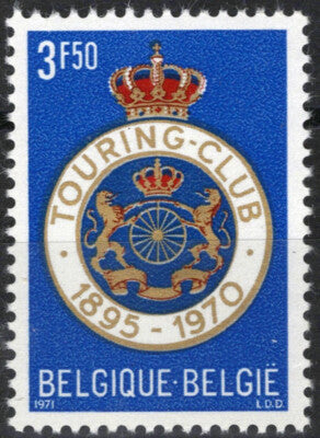 Belgium 798 MNH Belgian Touring Club Emblem Automobiles ZAYIX 071823S139