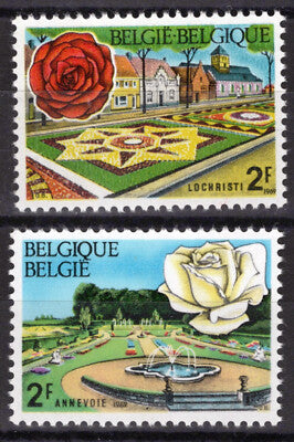 Belgium 724-725 MNH Nature Plants Roses Annecoie Garden ZAYIX 071823S116M